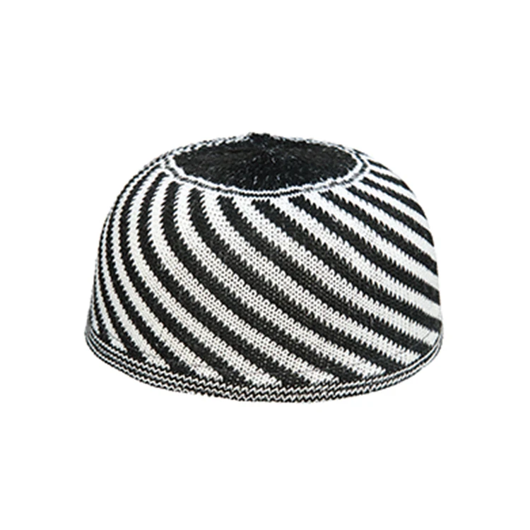 Katun Datar Muslim Doa Rajut Topi 