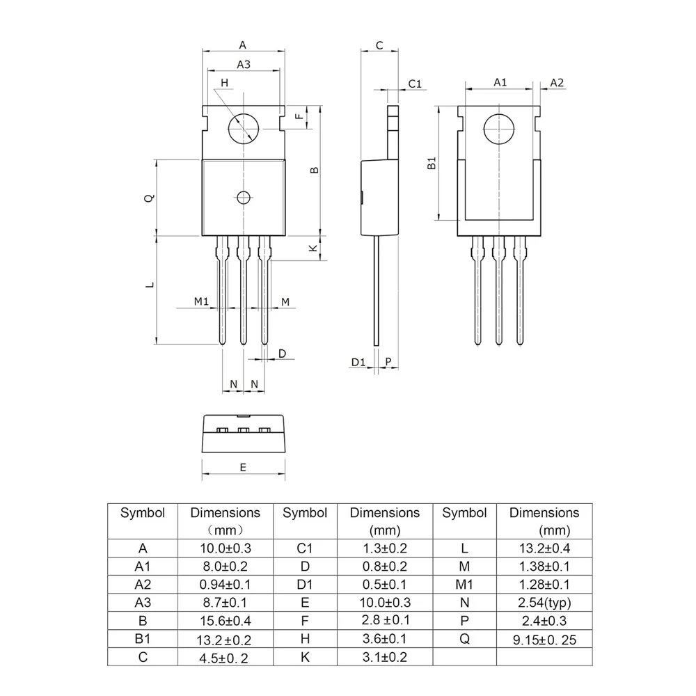 product 10pcs mje3055t mje3055 npn complementary silicon power transistor-1