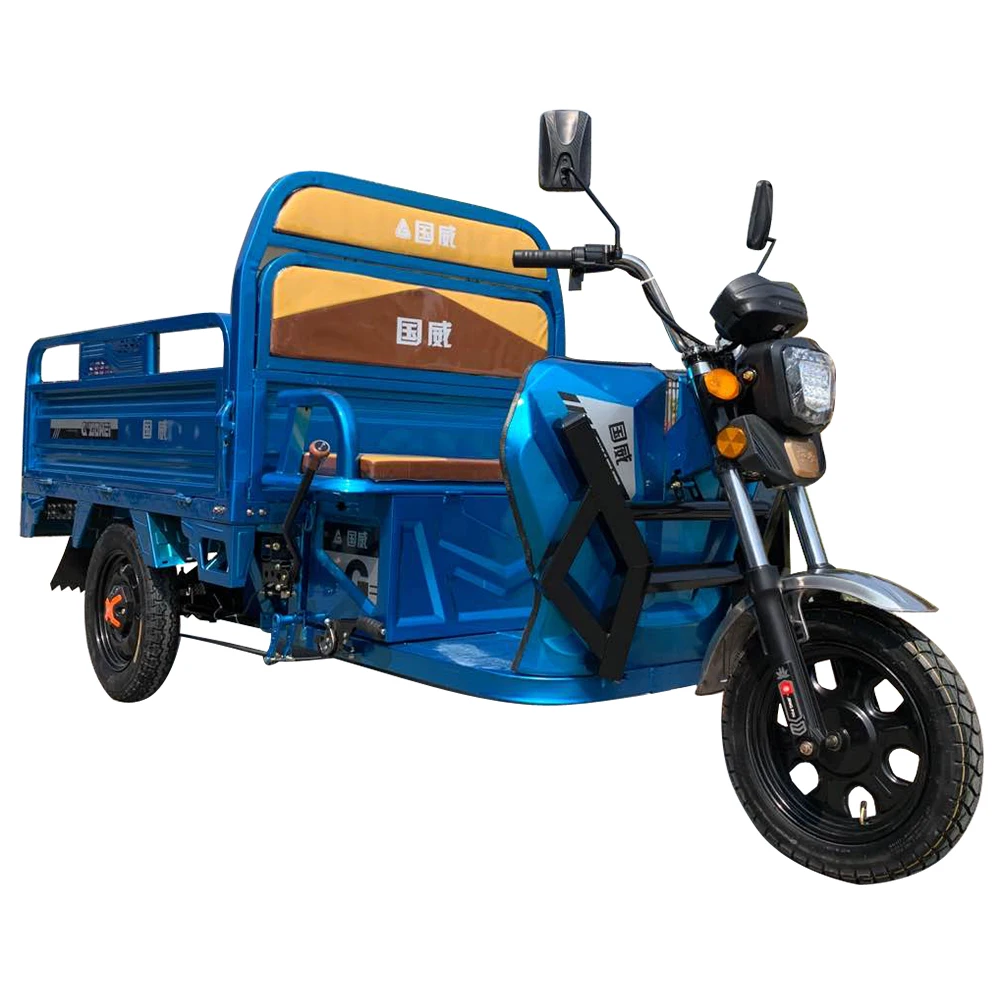 Tricycle With Carriage For Adults Farm Use Cargo Motorcycle With