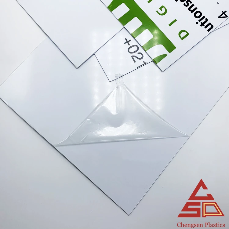 Wholesale High Quality Laminate High Glossy ABS Plastic Sheet For Laser Engraving Advertising Board