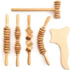 Cellulite 110g Body Healthy Wood Therapy Tool Massager Roller Handheld Cellulite Blasters Massager