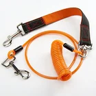Cable Rope Retractable Plastic Coated Steel Coil Lead Rope Tie Out Cable Secure Tether For Dog