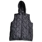 Jacket Custom Logo Men's Fashion Puffer Sleeveless Jacket Padded Hooded Winter Jacket Gilet