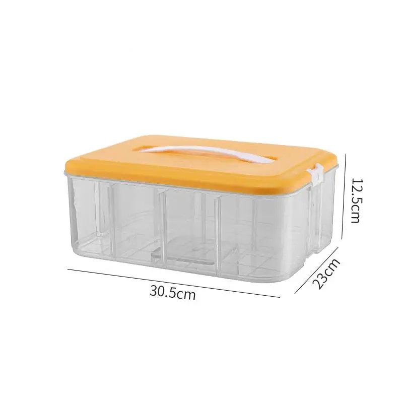 Stackable Plastic Multi Layers Toy Storage Containers Dolls Block Case Bins Chest Storage Toy Organizer for Kids