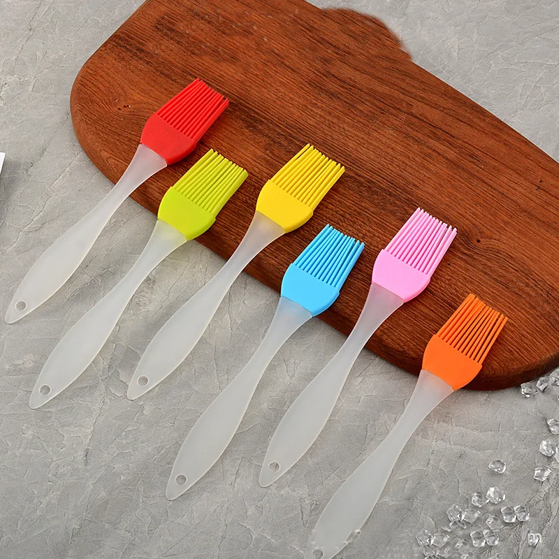Custom Wholesale Silicone Pastry Brush Silicone Bread Basting Brush BBQ Baking DIY Kitchen Cooking Tools manufacture