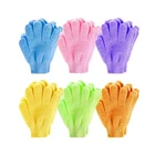 Glove Skin Nylon Bath Glove Cleaning Dead Skin Shower Spa Massage Scrubber Exfoliating