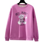 Winter Hoodies Women Winter Casual Winter Cotton Long Sleeve Custom Color Pullover Hoodies For Women