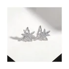 Beautiful Earring Earrings Beautiful Luxury Design Zircon Hand Made Copper Gold Earring Women For Ladies