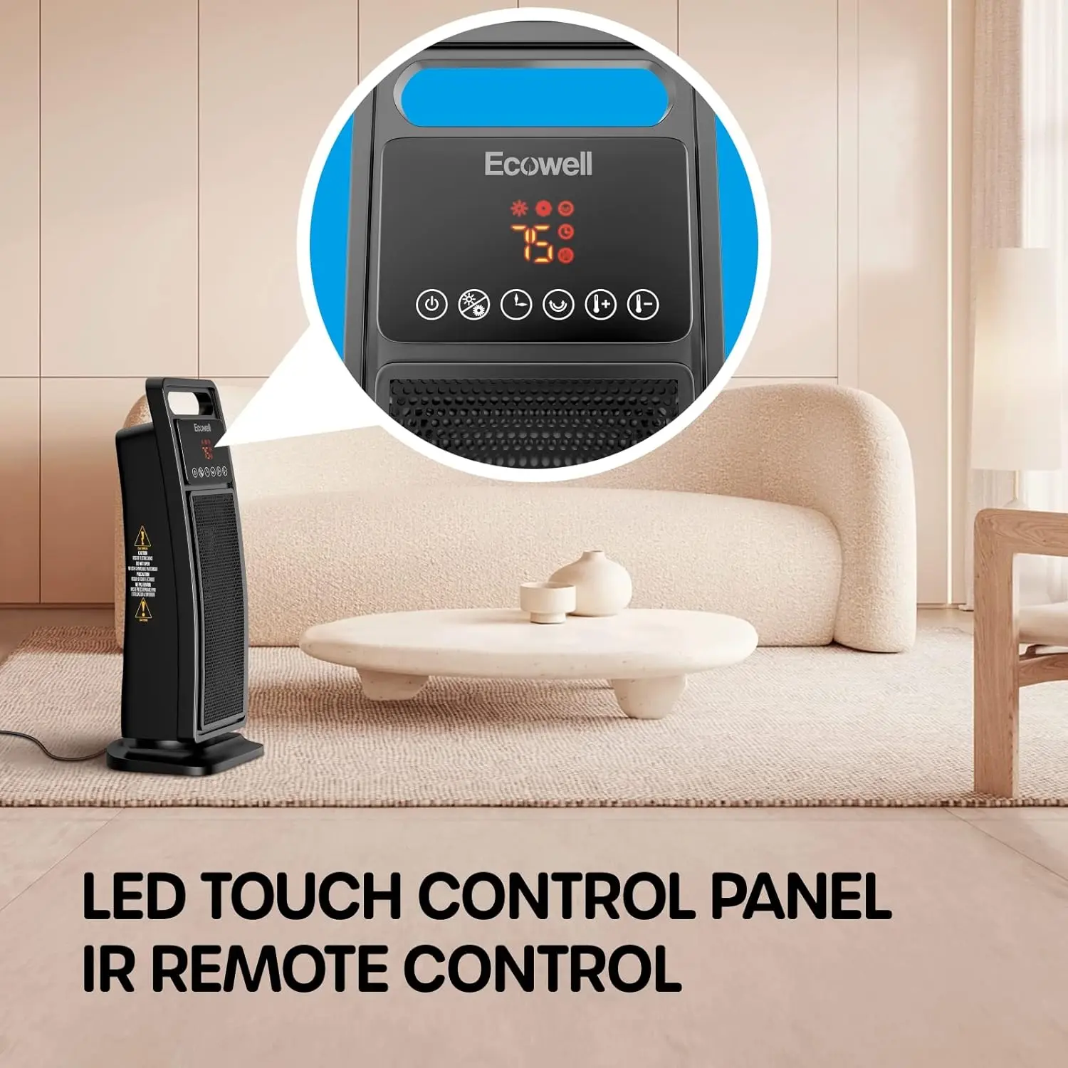 Newest Heater, 2000w, Electric, Plastic - detail 12