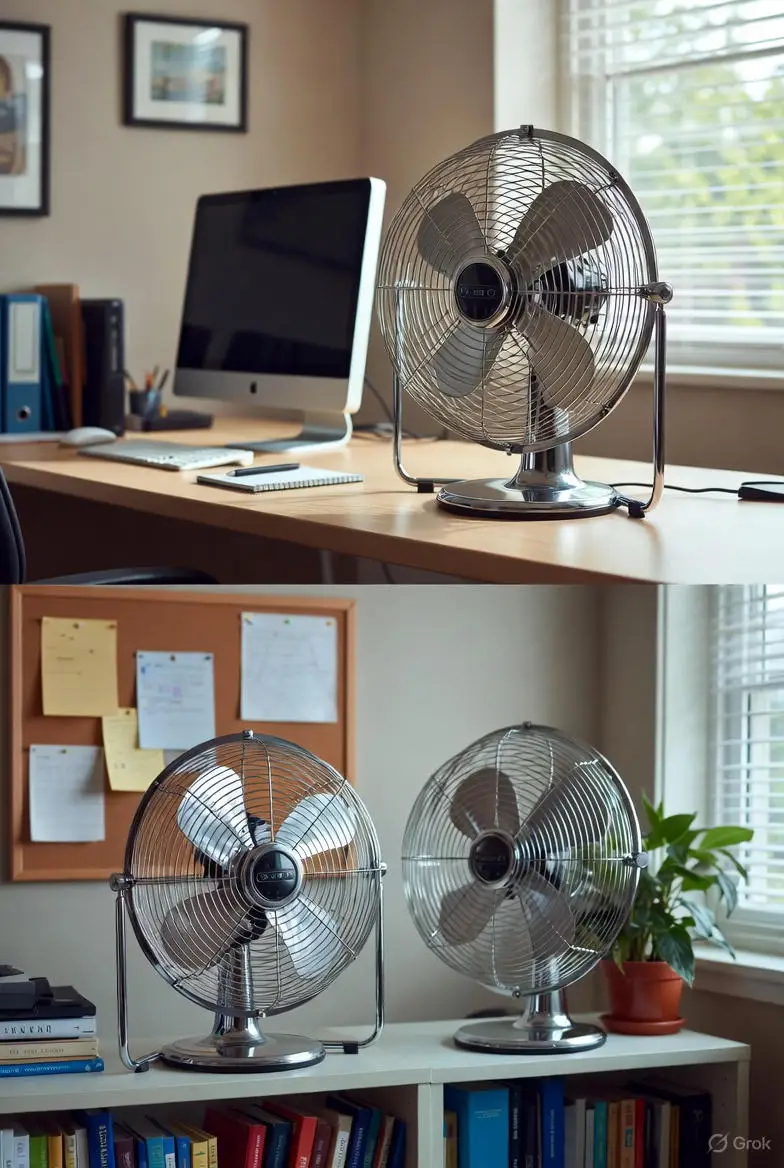 Antique Metal Desk Fan, 40W - detail 4