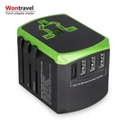 2019 Best Selling Worldwide Type C Wall Charger Travel Power Plug Adapter 4 USB Ports 4600mA Universal Charger