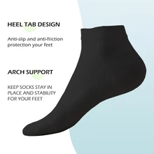 High quality cotton breathable socks men women casual wear solid color comfortable wholesale crew ankle socks with massage sole