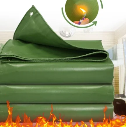 product 500gsm heavy duty pvc coated tarpaulin waterproof plain tarpaulin for industry use tent cover truck tarp with wholesale price-5