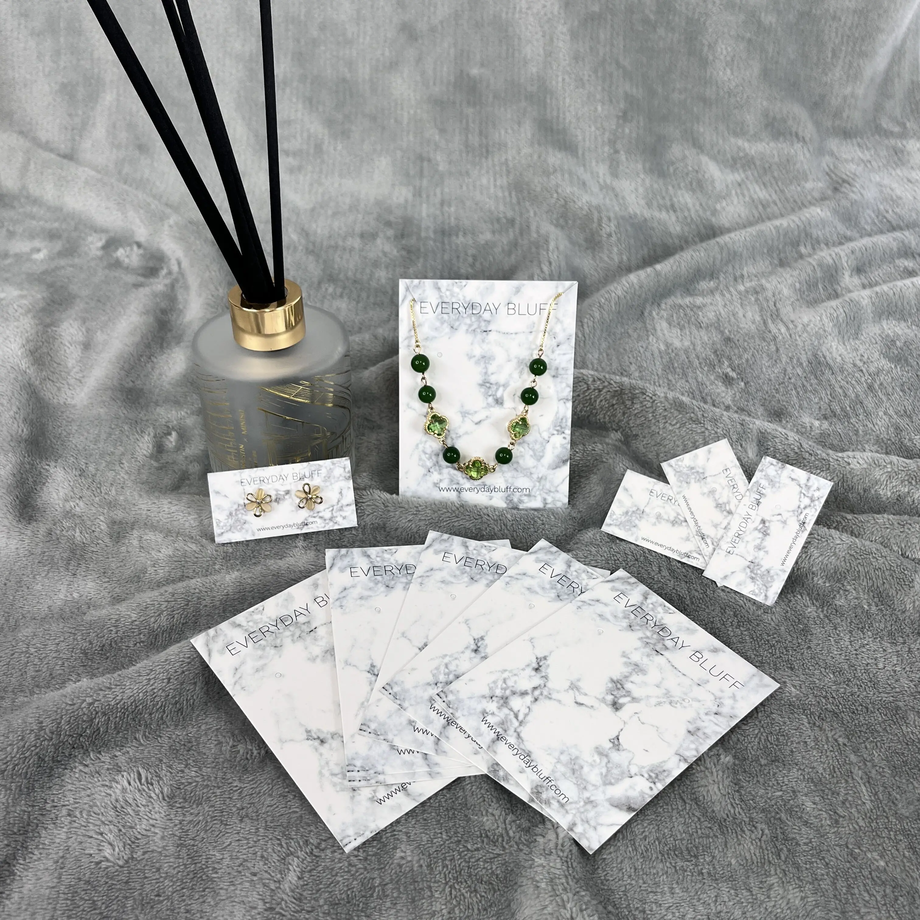 Eco Friendly Custom Die Cut Earring Cards Private Label Holder Backing Jewelry Display Cards supplier