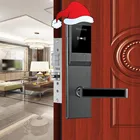 Security Door Lock Hotel Security High Security Electronic Keyless RFID Hotel Door Lock System With Free Software
