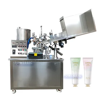 Automatic Toothpaste Soft Cosmetic Paste Lotion Cream  Sealing Collapsible Plastic Tube Filling Machine