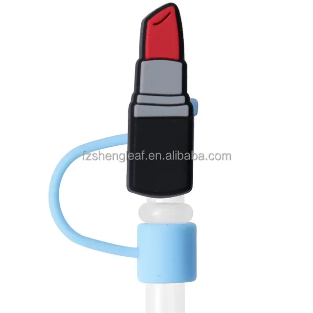 product custom nurse cow boy hat tumbler bulk reusable silicone straw tips cover dust proof cute 8 12mm topper charms bar accessories-6