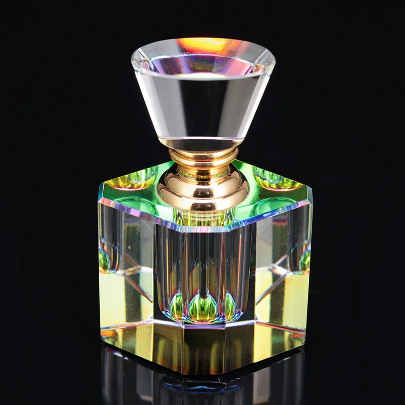 product small bridge original personalised design square perfume bottle premium rectangle cap refillable crystal perfume bottle-8
