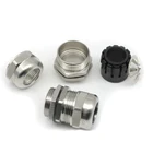 Range M40 Emc Electromagnetic Metal Cable Gland 304 Stainless Steel Cable Range 24-32mm