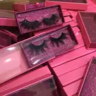 Eyelashes Synthetic Hair Premade Natural 6d Mink Eyelashes 20mm Lashes Black Cotton Strip Faux Mink Eyelashes