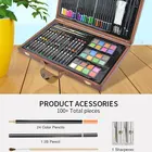 Amazon Wood 2020 Amazon Diy Deluxe Drawing Painting Art Set With Wooden Box Kids Girl Boy Toys