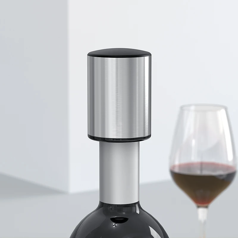 Portable Mini Stainless Steel Wine Stopper Eco-Friendly Bottle Stoppers for Red Wine