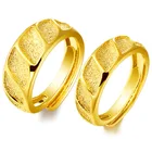 Ring Wedding Rings Gold 18k Wholesale Custom Plated Golden Copper Ring Wedding Set Women Rings Gold 18K