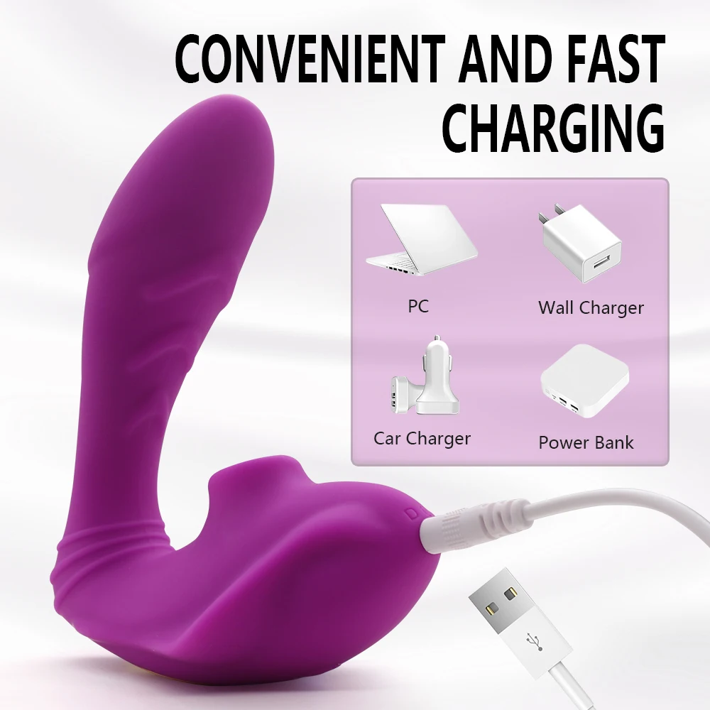 Vibration Sucking Modes G Spot Nipple Stimulation Sex Toys Anal Plug