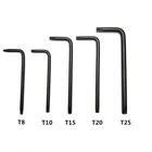 T10 Key T8 T10 T15 T20 T25 Steel Black Oxide L Torx Key