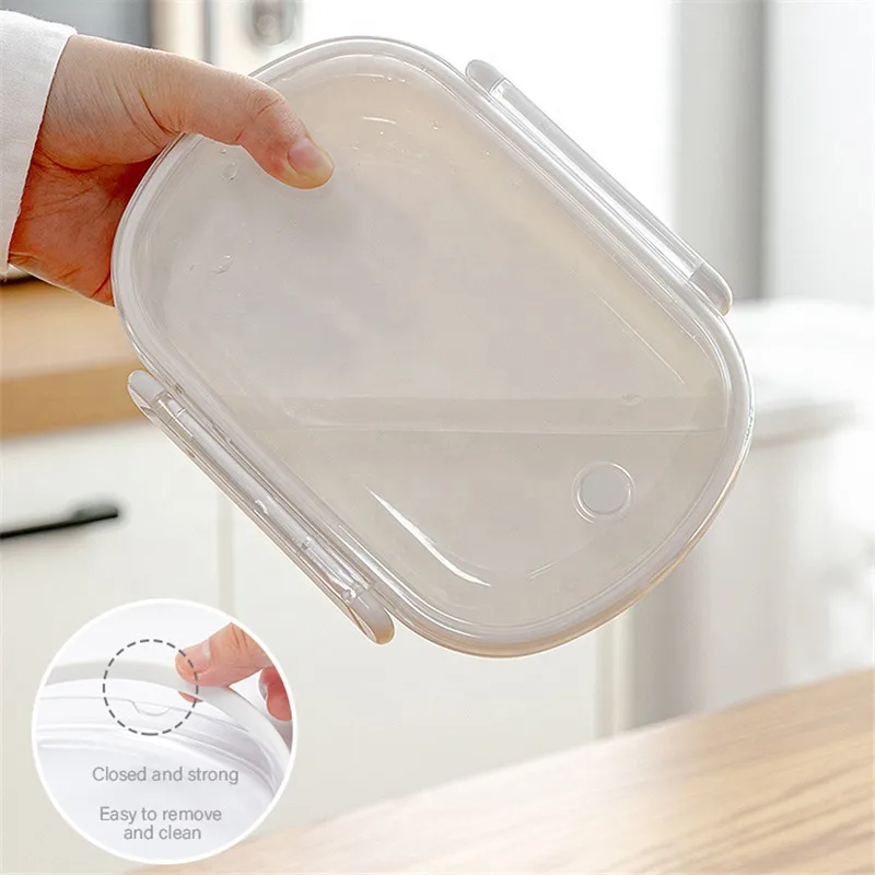 Eco Friendly Reusable Tiffin Box Microwavable Plastic Food Containers Leakproof  Bento Box For Kids