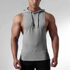 Stringer Tank Top High Quality OEM 100% Cotton Custom Stringer Tank Top Gym Men Wholesale Sports Vest