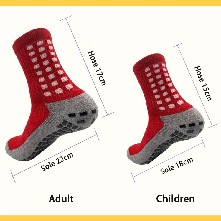 non-slip football socks