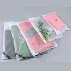 Plastic Packaging Wholesale Price Frosted Plastic Zip Lock Poly Packaging Bag Pouches