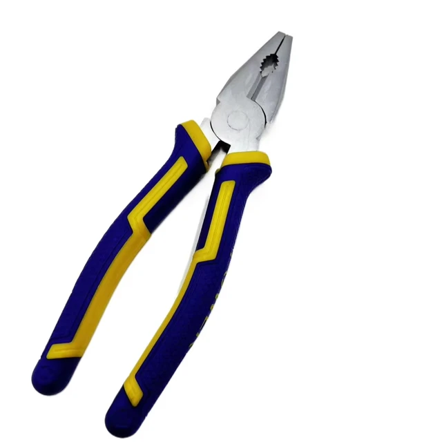 Hot Selling Diagonal 8-inch linesman pliers Diagonal side plastic molded cutter for Crimping