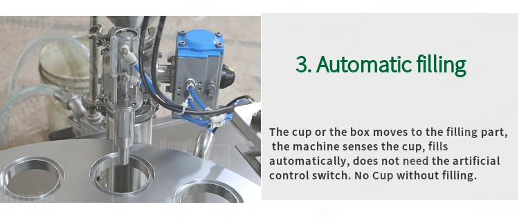 New Design Cream Essential Oil Filling Hydraulic Making Package Seal Cup Sealing Machine in Pakistan factory