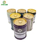 Tin Tin Packaging Can Food Grade Certificate CMYK Printing Whiskey Packaging Spirits 100ml Round Tin Can