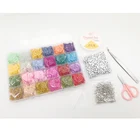 3mm Glass Seed Beads Crystal Beads For Jewelry Making Fashion DIY Jewelry Accessories For Kids Women Colorful Alphabet Kit