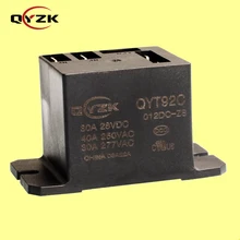 QYZK New product load 30A 250VAC type SPDT relay flange T92 nais 12V impulse 40a 30a 4 pin 5pin DC relay for motor control