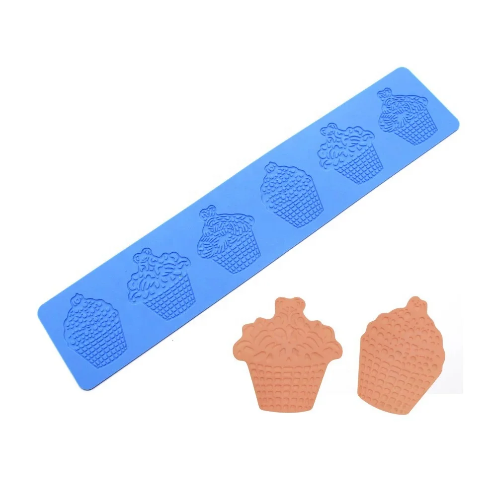 Silicone Stocked Sustainable Dessert Decorators rectangle Eco Friendly Sugar Craft Tools Pack Lace Fondant cake Lace Mat