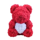 Bear Wholesale Valentine's Day Gifts Rose Bear Decorations Rose Bear