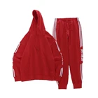 And Women Hoodies Manufacturers Zipper Backless Dress 2 Piece Hoodie Set Man And Women