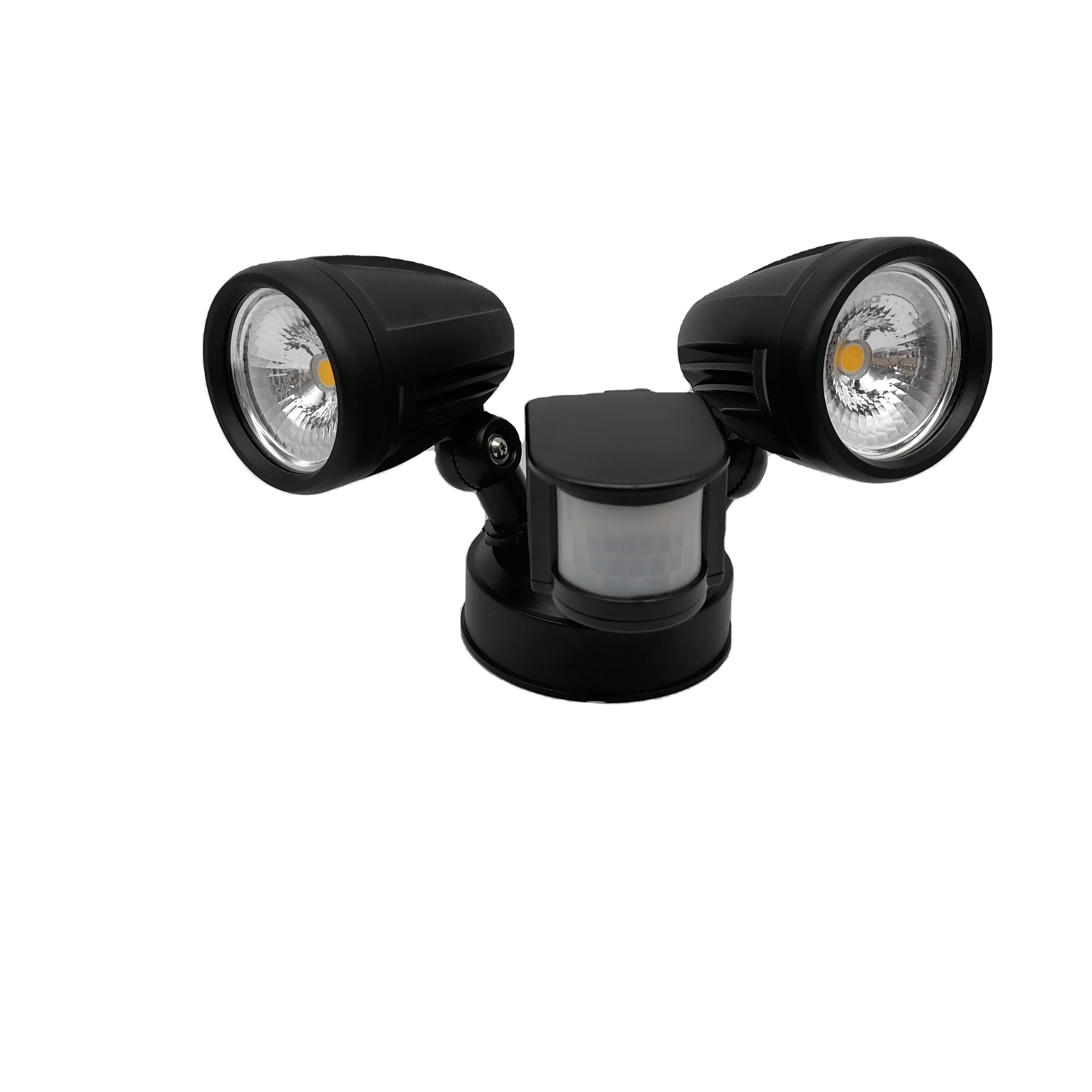 twin spot led pir security light