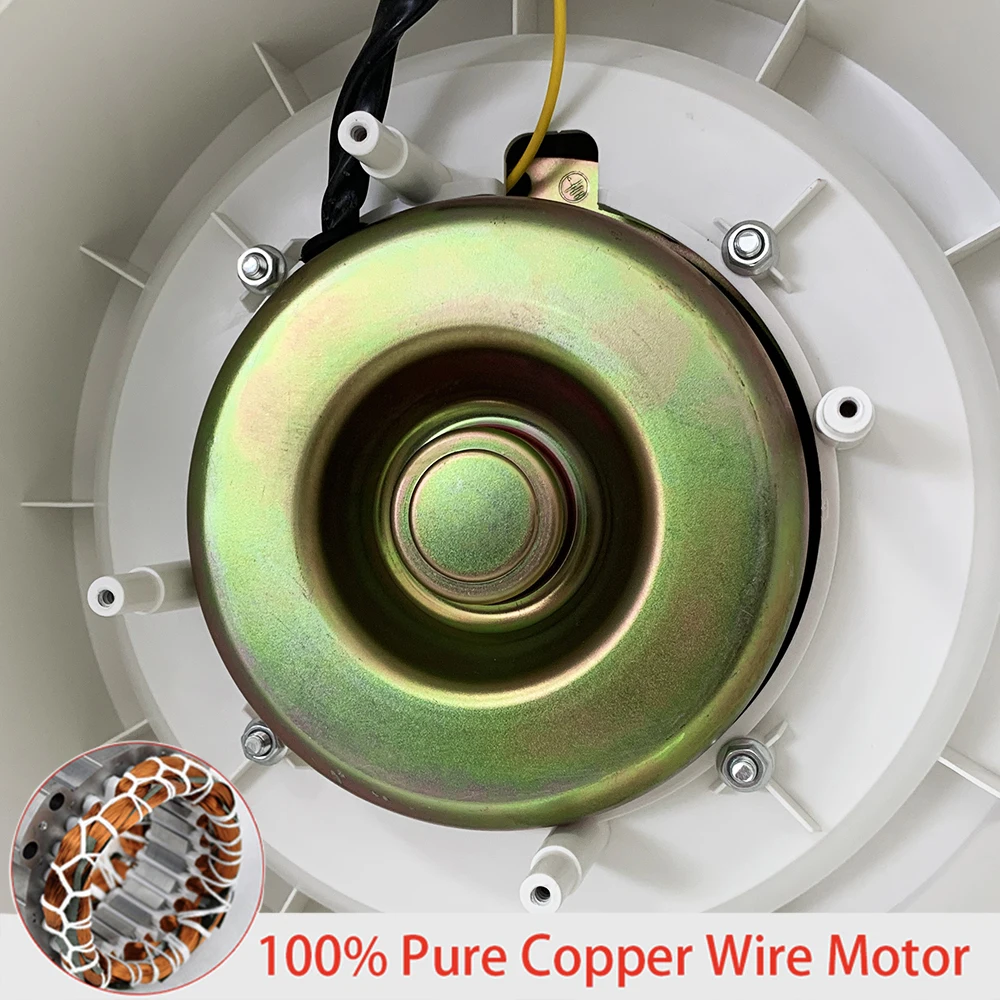 Mixed Flow Fan, 8inch, Plastic, Inline - detail 26