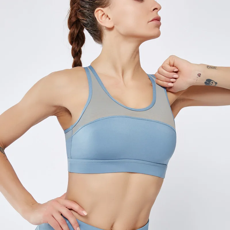 Cut Out Enell Front Zipper High Neck Cups Sports Bra