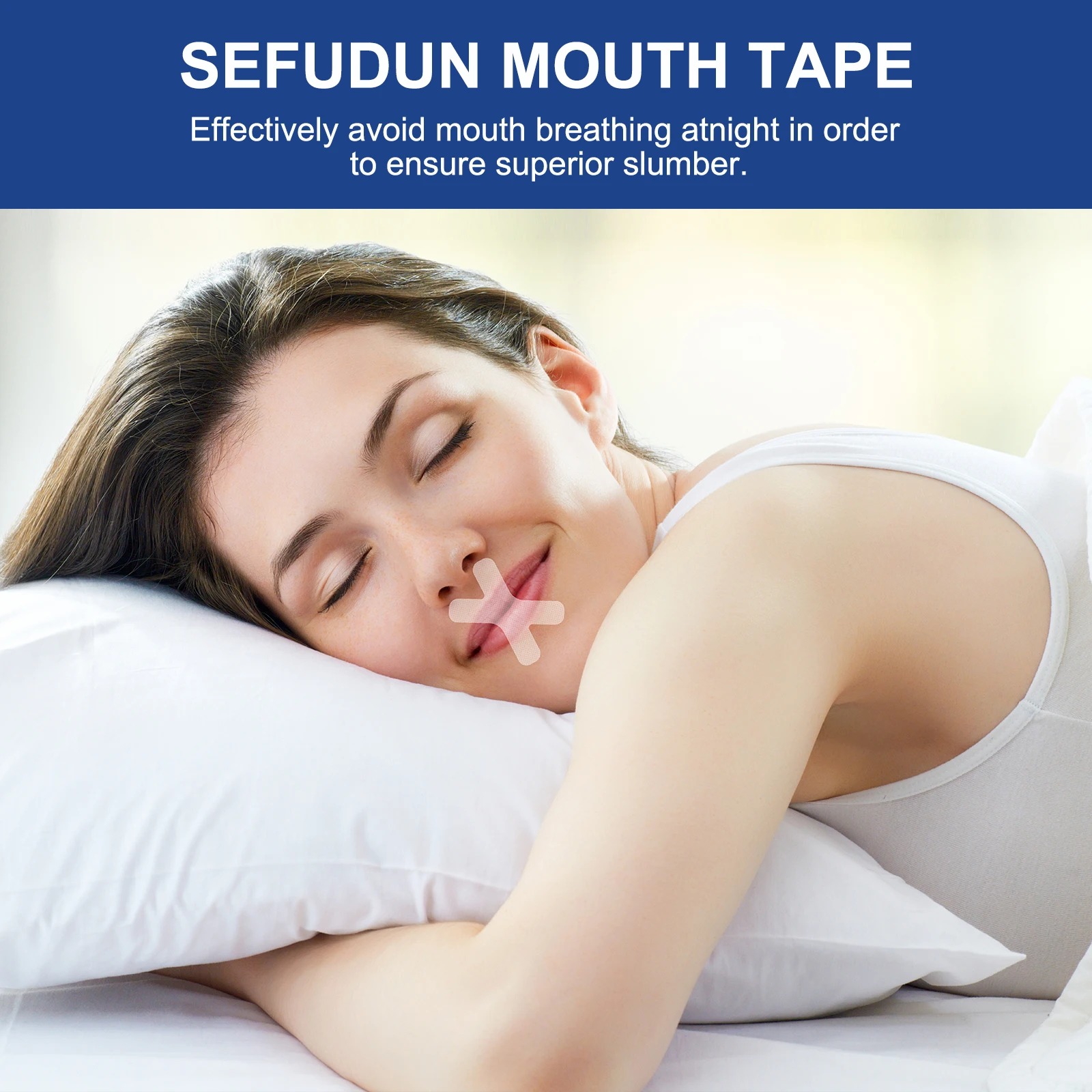 Sefudun Sleep Strips Improves Sleep Relieves Snoring Mouth Tape Mouth