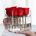 Cheap Acryl Acrylic Acrylic Cheap Acryl Rose Box Transparent Rose Box Acrylic For Collectibles