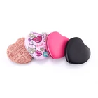 Mirror Young And Colorful Heart Folding Compact Mirror Pocket Custom Logo Portable Travel Makeup Mirror
