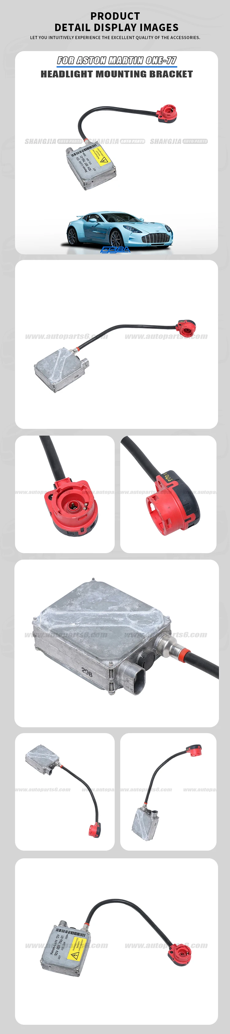 product original used aluminum alloy xenon headlight ballast for aston martin one 77 5dv007760 47 hid ballasts-3