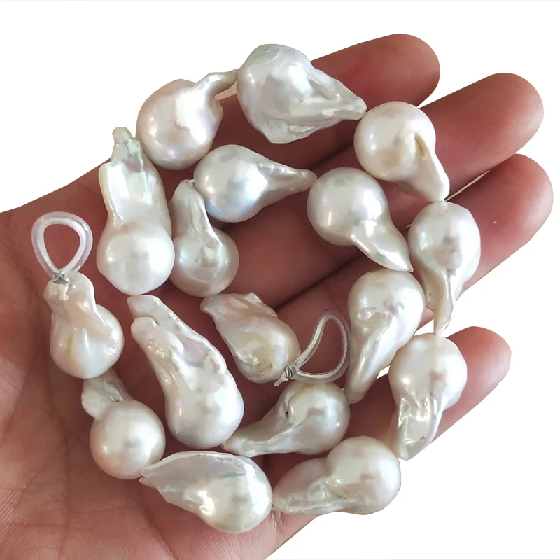 natural baroque pearls