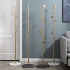 Coat Rack Wholesale Cheap Light Luxury Simple Delicate Popular Coat Rack Mini Metal Coat Stand Marble Base Clothes Tree
